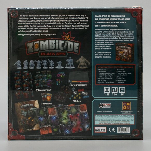 NEW CMON Cool Mini or Not Black Ops Zombicide Invader Fantasy Zombie Board Game - Picture 4 of 10
